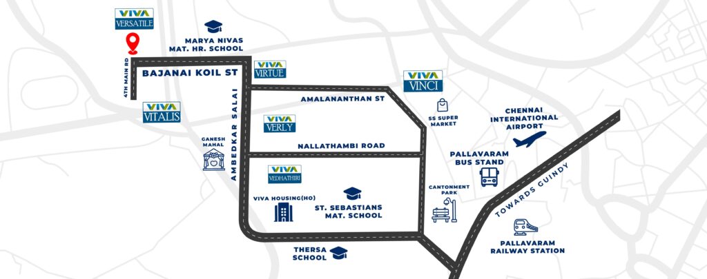 Viva Versatile Location Map