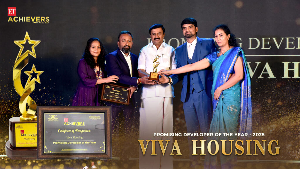 Economic Times Achievers Tamil Nadu 2025 Crowns Viva Housing 'Promising Developer the Year'